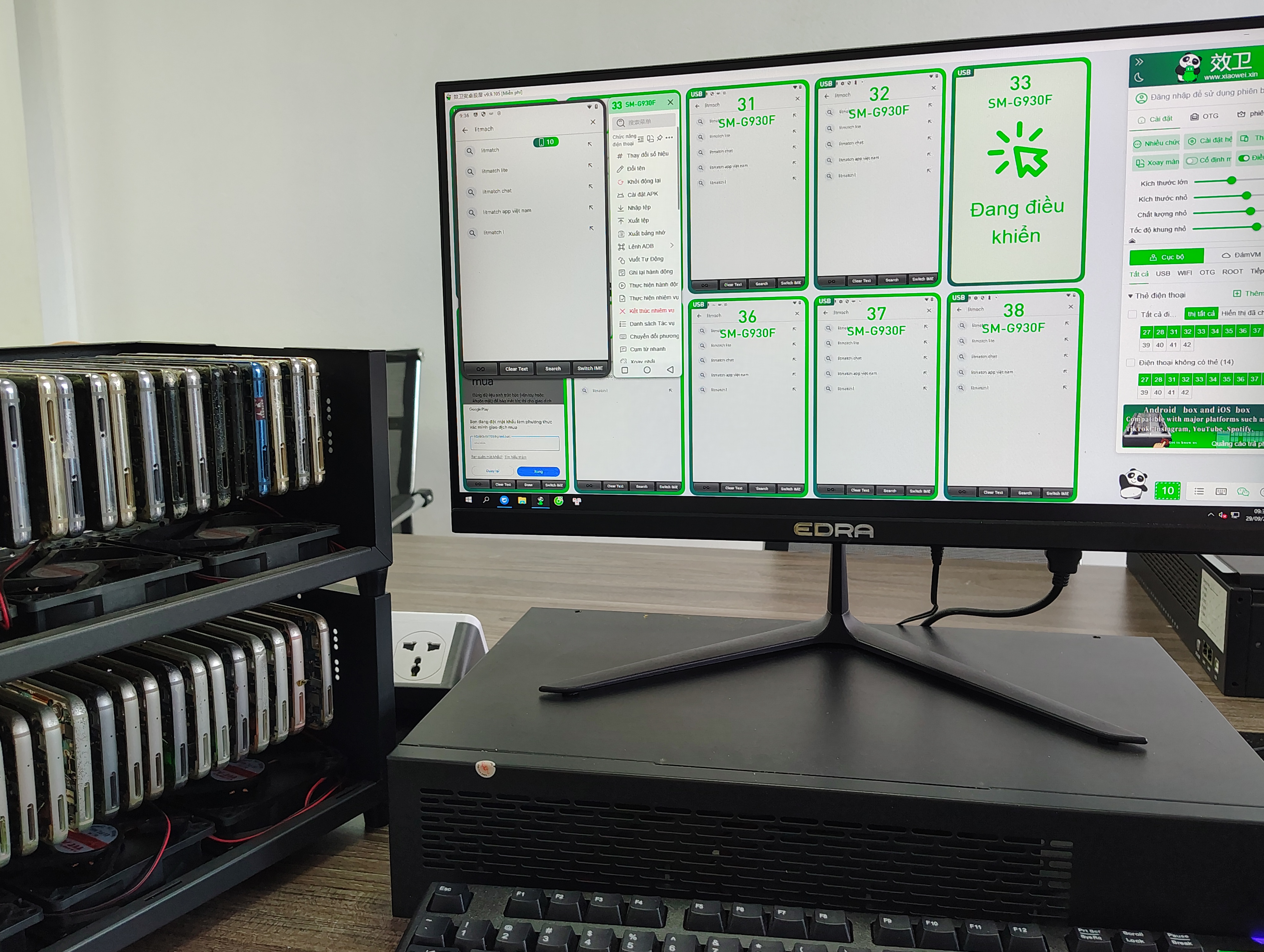 Box Phone Farm tại The Zei Mỹ Đình, Hà Nội